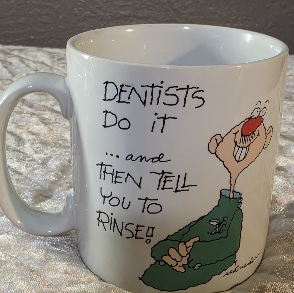 Russ Dentist Humorous Ceramic Mug